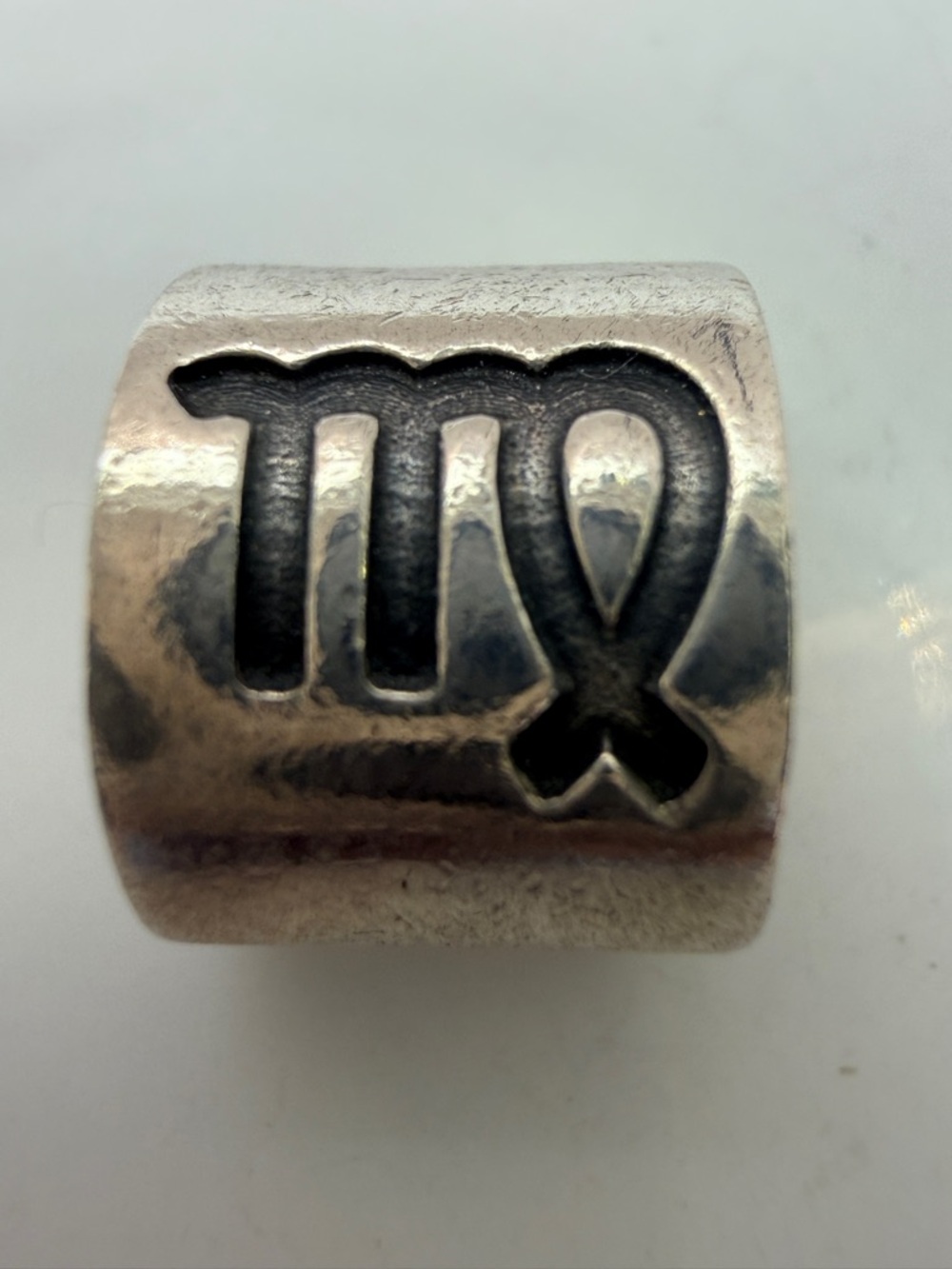 Sterling Silver Virgo Zodiac Charm ♍️ 925 ALE Threaded